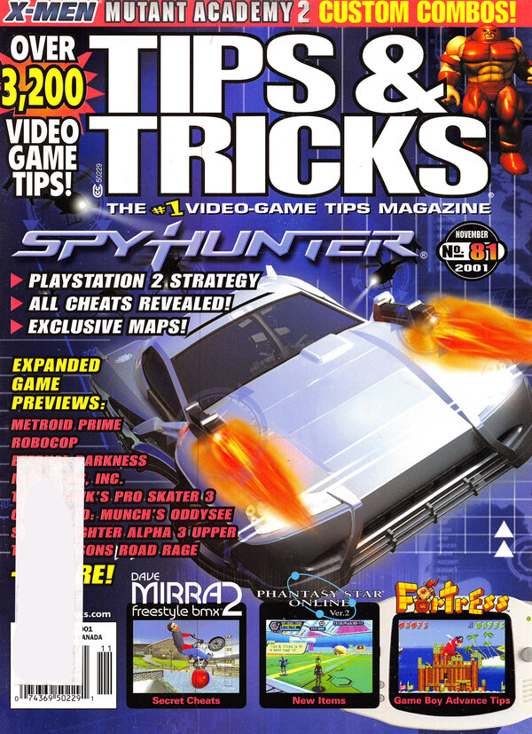 Tips & Tricks Issue 081 (November 2001) cover